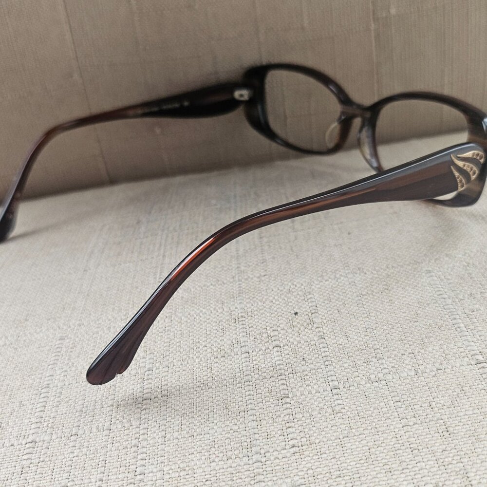 Dana Buchman Women Eyeglasses TULUM Brown Crystal 53[]16 135 Frame - Picture 13 of 16
